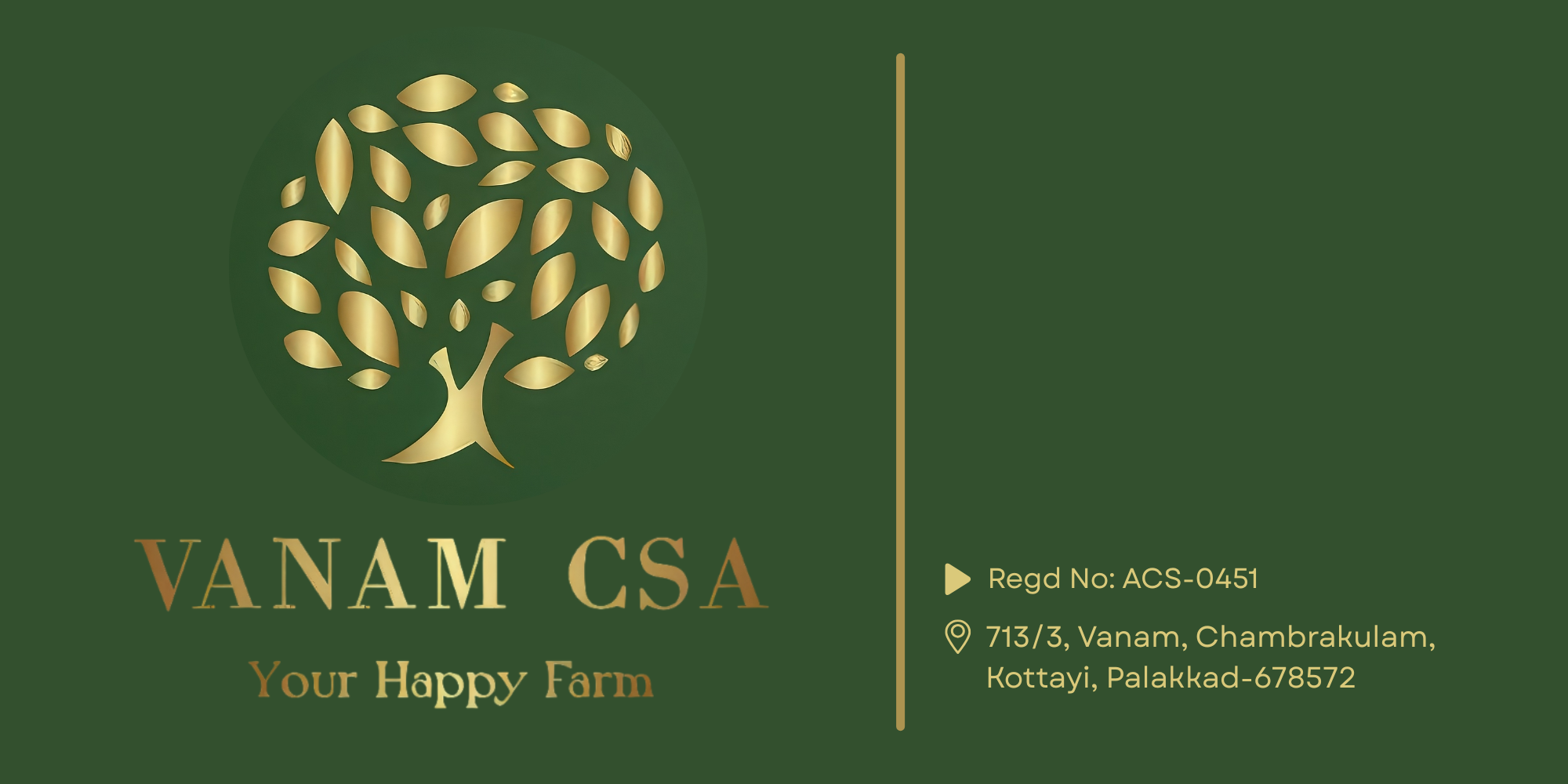 Vanam CSA Branding